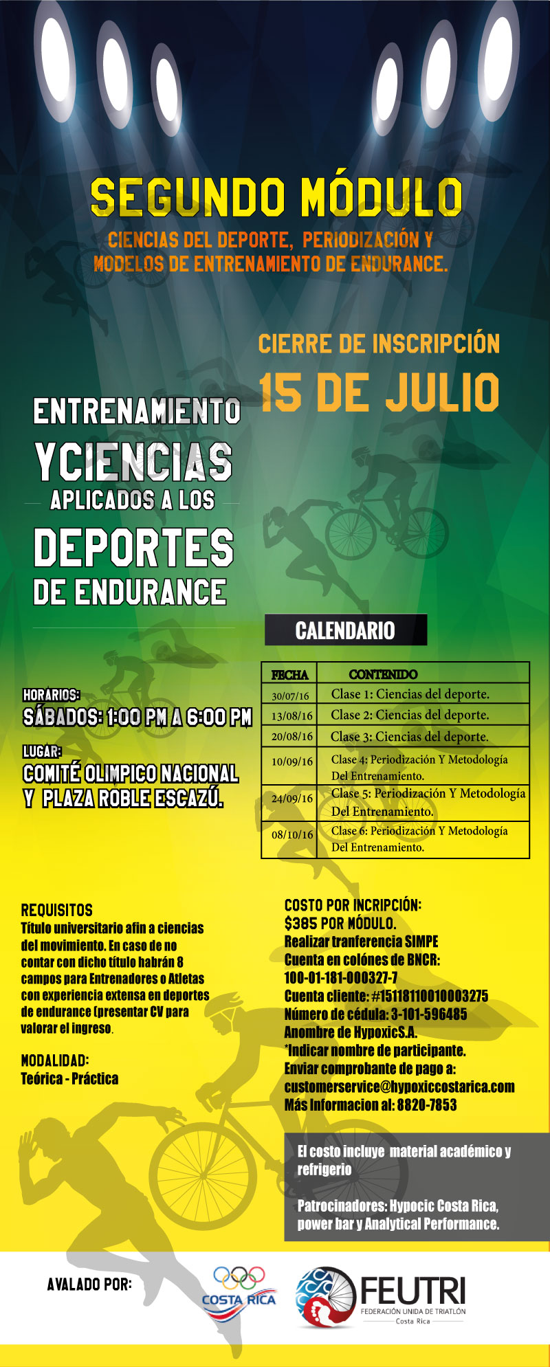 Curso: Ciencias del Deporte, Periodización y Modelos de Entrenamiento de Deportes de Endurance